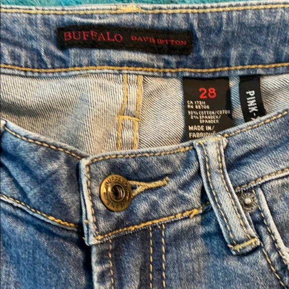 Buffalo Jeans Pink X Size 28 Bootcut Leg - Picture 3 of 11